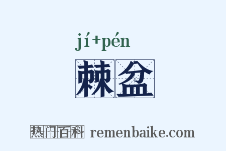 棘盆是什么意思的图片